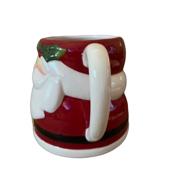 Earthenware Santa Claus Mug Coffee Hot Cocoa - Picture 4 of 8